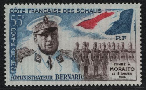 Französische Somaliküste 1959 - Mi-Nr. 332 ** - MNH - Bernard