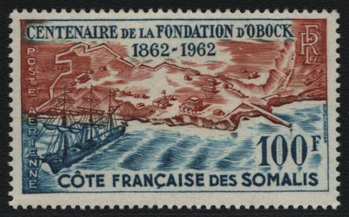 Französische Somaliküste 1962 - Mi-Nr. 335 ** - MNH - 100 Jahre Obock