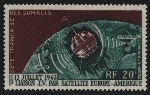 Französische Somaliküste 1963 - Mi-Nr. 349 ** - MNH - Telstar