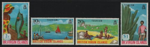 Jungferninseln 1969 - Mi-Nr. 198-201 ** - MNH - Tourismus