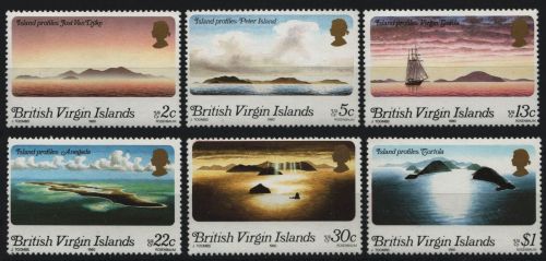 Jungferninseln 1980 - Mi-Nr. 397-402 ** - MNH - Inselansichten