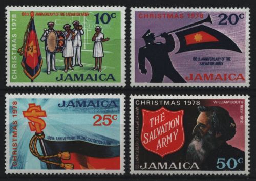 Jamaika 1978 - Mi-Nr. 446-449 ** - MNH - 100 Jahre Heilsarmee