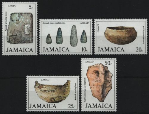 Jamaika 1979 - Mi-Nr. 453-457 ** - MNH - Kunsthandwerk