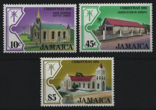 Jamaika 1981 - Mi-Nr. 524-526 A ** - MNH - Weihnachten / X-mas