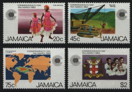 Jamaika 1983 - Mi-Nr. 560-563 ** - MNH - Commonwealth-Tag