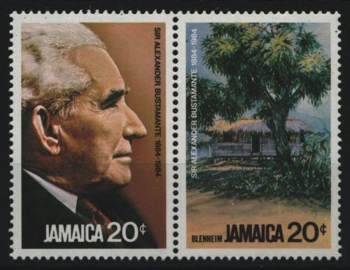 Jamaika 1984 - Mi-Nr. 579-580 ** - MNH - Alexander Bustamante