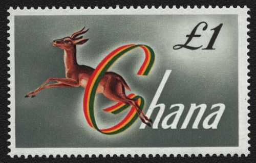 Ghana 1961 - Mi-Nr. 97 ** - MNH - Wildtiere / Wild animals