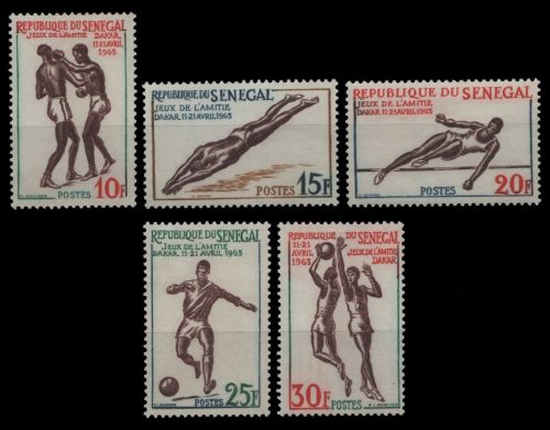 Senegal 1963 - Mi-Nr. 258-263 ** - MNH - Sportspiele Dakar