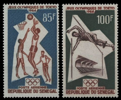 Senegal 1964 - Mi-Nr. 288-289 ** - MNH - Olympia Tokio