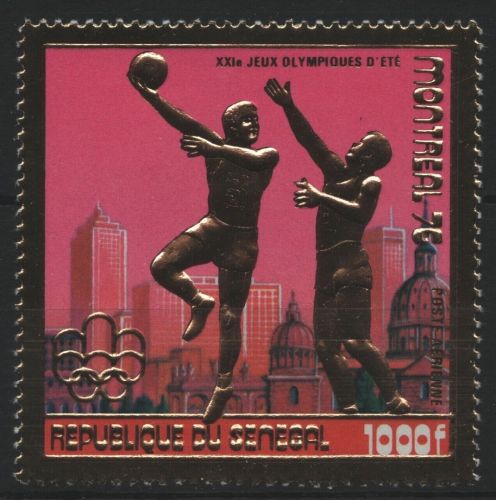 Senegal 1976 - Mi-Nr. 613 ** - MNH - Gold - Olympia Montreal