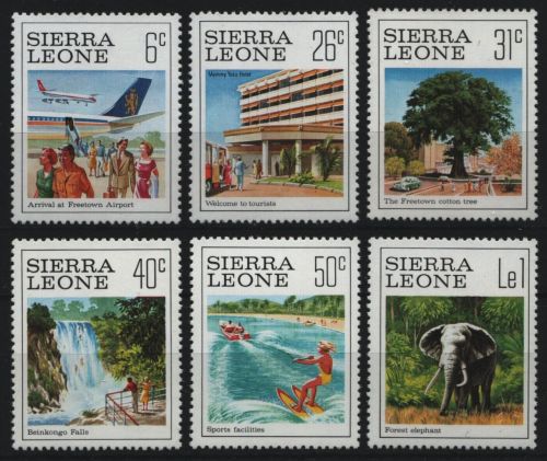 Sierra Leone 1980 - Mi-Nr. 618-623 ** - MNH - Tourismus