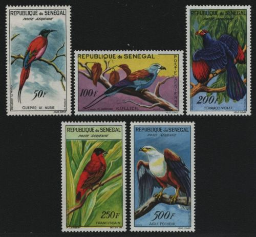 Senegal 1960 - Mi-Nr. 239-243 ** - MNH - Vögel / Birds (I)