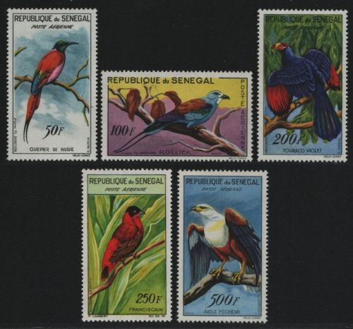 Senegal 1960 - Mi-Nr. 239-243 ** - MNH - Vögel / Birds (II)