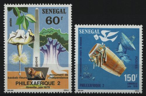 Senegal 1979 - Mi-Nr. 701-702 ** - MNH - PHILEXFRANCE '79