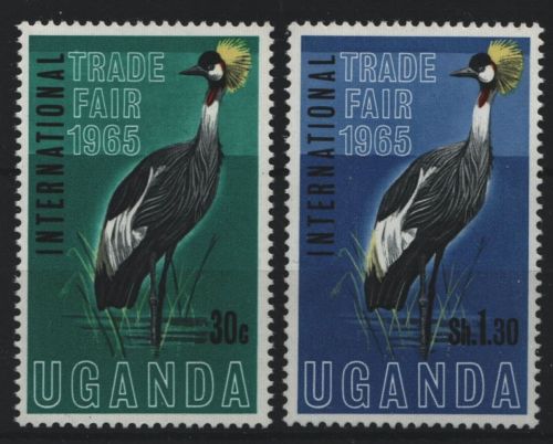 Uganda 1965 - Mi-Nr. 85-86 ** - MNH - Vögel / Birds