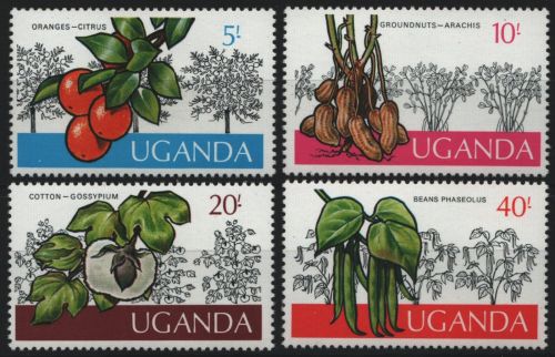 Uganda 1978 - Mi-Nr. 175-178 ** - MNH - Früchte / Fruits