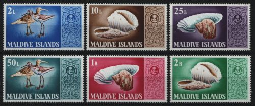 Malediven 1968 - Mi-Nr. 289-294 ** - MNH - Fauna