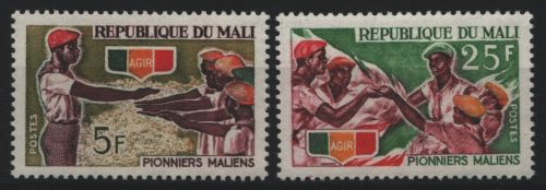 Mali 1966 - Mi-Nr. 132-133 ** - MNH - Pionierorganisation