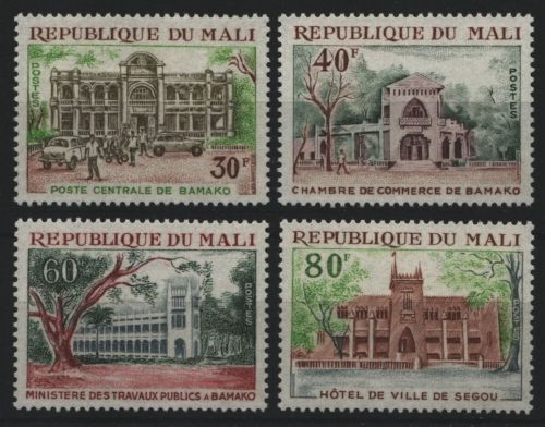 Mali 1970 - Mi-Nr. 247-250 ** - MNH - Bauten