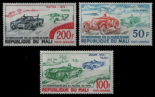 Mali 1973 - Mi-Nr. 385-387 ** - MNH - Autos / Cars