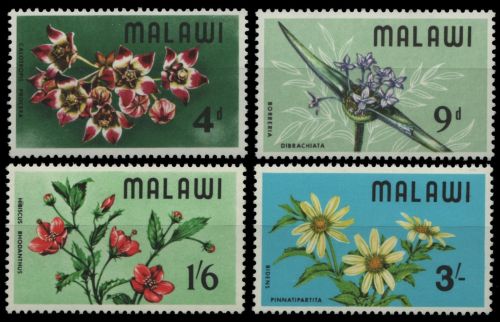 Malawi 1968 - Mi-Nr. 80-83 ** - MNH - Blumen / Flowers