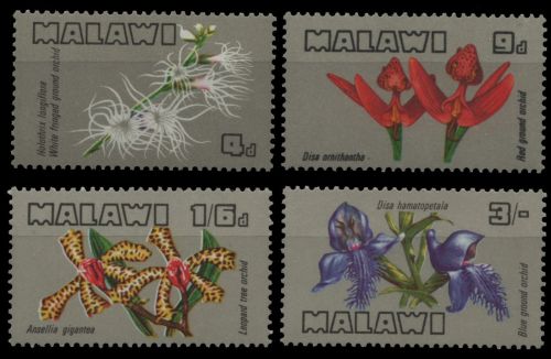 Malawi 1969 - Mi-Nr. 110-113 ** - MNH - Orchideen / Orchids