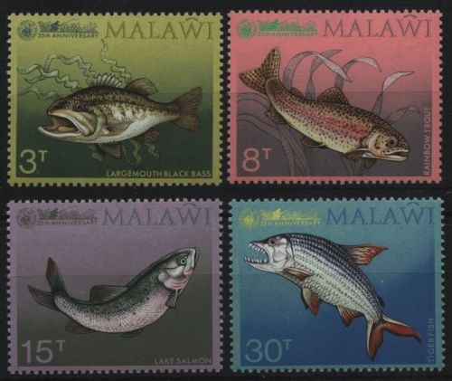 Malawi 1974 - Mi-Nr. 212-215 ** - MNH - Fische / Fish