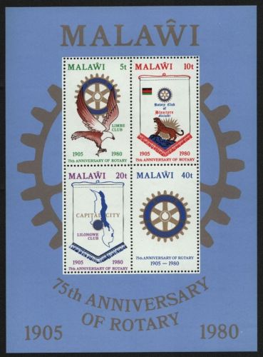 Malawi 1980 - Mi-Nr. Block 57 ** - MNH - Rotary