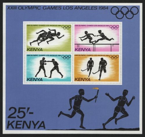 Kenia 1984 - Mi-Nr. Block 23 ** - MNH - Olympia Los Angeles
