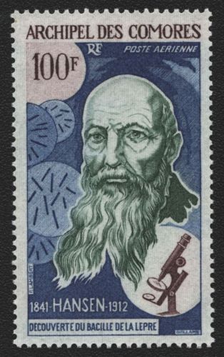 Komoren 1973 - Mi-Nr. 160 ** - MNH - Leprabazillus