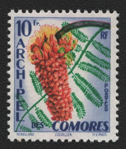 Komoren 1959 - Mi-Nr. 39 ** - MNH - Blüten / Blossoms
