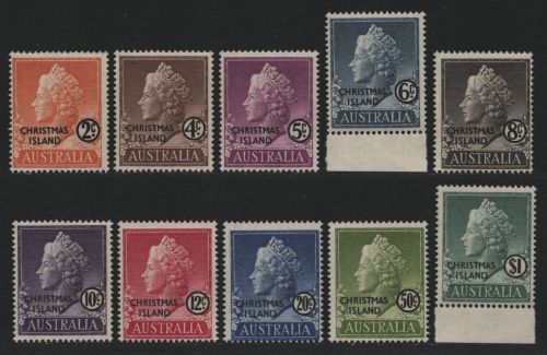 Weihnachtsinsel 1958 - Mi-Nr. 1-10 ** - MNH - Queen Elizabeth II (V)