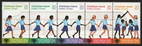 Weihnachtsinsel 1979 - Mi-Nr. 110-114 ** - MNH - Jahr des Kindes