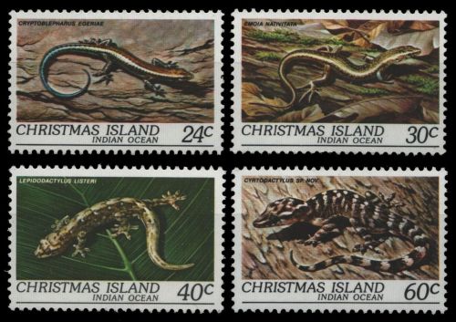 Weihnachtsinsel 1981 - Mi-Nr. 146-149 ** - MNH - Reptilien / Reptiles