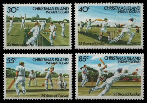 Weihnachtsinsel 1984 - Mi-Nr. 192-195 ** - MNH - Kricket