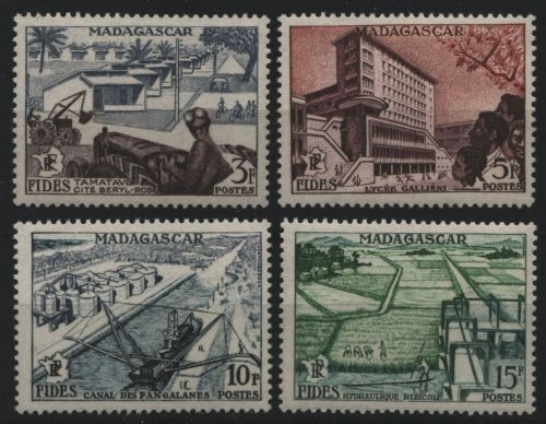 Madagaskar 1956 - Mi-Nr. 431-434 ** - MNH - FIDES