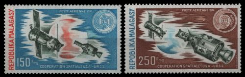 Madagaskar 1974 - Mi-Nr. 719-720 ** - MNH - Raumfahrt / Space