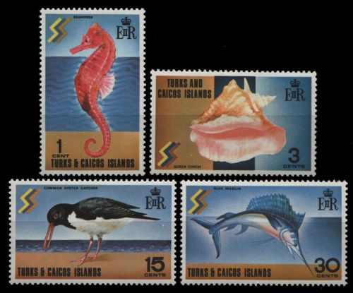 Turks- & Caicos 1971 - Mi-Nr. 274-277 ** - MNH - Fauna