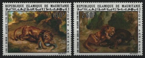 Mauretanien 1973 - Mi-Nr. 452-453 ** - MNH - Gemälde / Paintings
