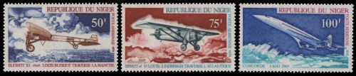 Niger 1972 - Mi-Nr. 327-329 ** - MNH - Flugzeuge / Airplanes