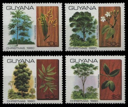 Guyana 1980 - Mi-Nr. 599-602 ** - MNH - Pflanzen / Plants