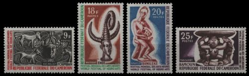 Kamerun 1966 - Mi-Nr. 457-460 ** - MNH - Handwerkskunst
