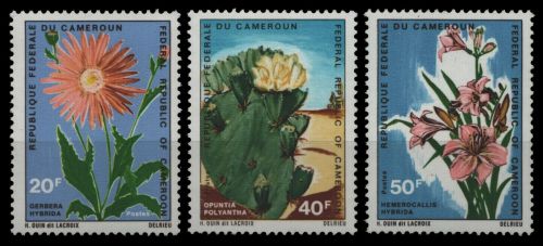 Kamerun 1971 - Mi-Nr. 645-647 ** - MNH - Blüten / Blossoms