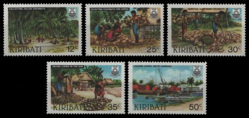 Kiribati 1983 - Mi-Nr. 425-429 ** - MNH - Kopra-Industrie