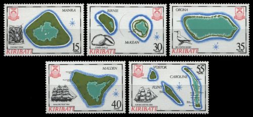Kiribati 1986 - Mi-Nr. 475-479 ** - MNH - Inseln von Kiribati