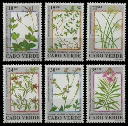 Kap Verde 1991 - Mi-Nr. 614-619 ** - MNH - Pflanzen / Plants
