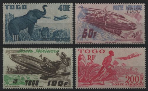 Togo 1947 - Mi-Nr. 213-216 ** - MNH - Flugpostmarken