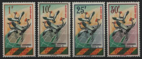 Togo 1961 - Mi-Nr. 304-307 ** - MNH - Vögel / Birds