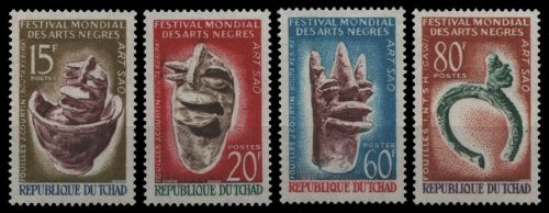 Tschad 1966 - Mi-Nr. 149-152 ** - MNH - Afrikanische Kunst