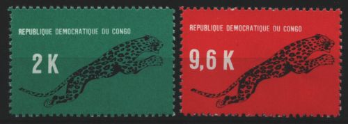 Kongo-Kinshasa 1968 - Mi-Nr. 314-315 ** - MNH - Wildtiere / Wild animals